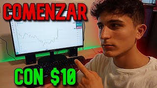 COMO GANAR DINERO con solo 10 USD haciendo TRADING 🤑 [upl. by Hercule]