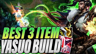 The BEST 3 Item Build on YASUO [upl. by Rucker]