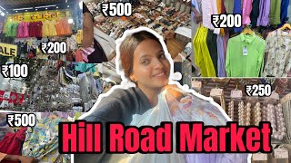 Bandra Hill Road Market Mumbai  Hill Road shopping haul  shopping vlog [upl. by Tnecniv]