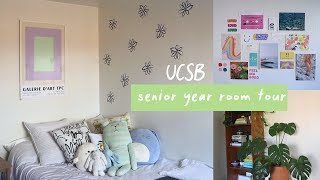 UCSB senior year room apartment tour [upl. by Anomor]