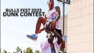 Best Dunk Contest of 2023 We went crazy at BullsFest in Chicago Tyler Currie vs Jordan Southerland [upl. by Aratas119]