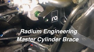 GR Corolla  RADIUM ENGINEERING Master Cylinder Brace Installation  Improve Your Brake Pedal Feel [upl. by Centeno533]