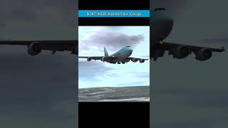 Boeing 747 Korean Air Cargo Landing – Stunning Arrival aviation aircraft shorts [upl. by Zeidman]