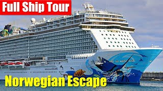 Norwegian Escape  Full Walkthrough Ship Tour amp Review  Norwegian Cruise Line [upl. by Reklaw]