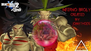 Dragon Ball Xenoverse 2 Inferno Broly mod [upl. by Valdis394]