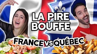 La nourriture Française vs Québécoise jeu avec Carl is Cooking  DENYZEE [upl. by Keefe]