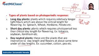 photoperiodism and vernalization [upl. by Lehmann]