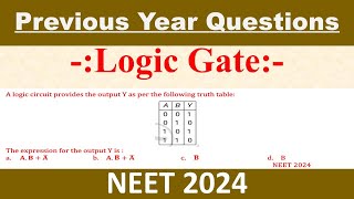 A logic circuit provides the output Y as per the following truth table [upl. by Nnaecyoj]