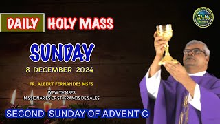 SUNDAY HOLY MASS  8 DECEMBER 2024  SECOND SUNDAY OF ADVENT C by Fr Albert MSFS holymass sunday [upl. by Akeber]