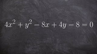 How to find the center foci and vertices of an ellipse [upl. by Anaehr]