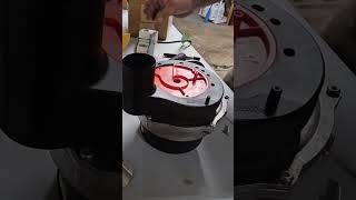 Mounting blower inlet assembly on a new Burnham Alpine inducer motor [upl. by Adnamra]