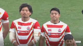 All Blacks vs Japan 2022 National Anthems [upl. by Lechar]