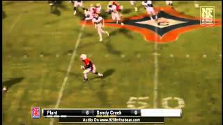 Sandy Creek QB Cole Garvin 5 yd pass to Demarre Kitt [upl. by Aniles73]