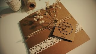 DIY invitación fácil para boda 💕 [upl. by Alanah478]