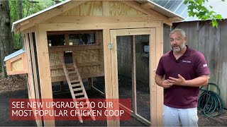 See the New Upgrades to Our Most Popular Chicken Coop [upl. by Herzig447]