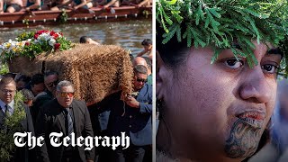 Maori king laid to rest as new queen crowned [upl. by Norit510]