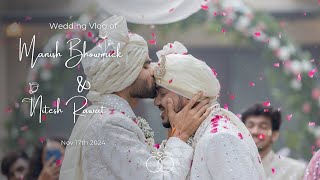 Our Wedding Vlog  Manish amp Nitesh  An Indian Gay Wedding [upl. by Kurzawa]