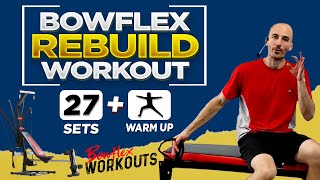 Rebuild  Bowflex Full Body Workout  27 Sets bowflex bowflexblaze BowflexPR1000 [upl. by Lemrahc]