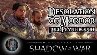 MiddleEarth Shadow of War  Desolation of Mordor DLC  Full Playthrough  Gold Edition Giveaway [upl. by Xaviera848]