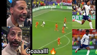 Crazy reaction England late winner Vs Netherlands as Kobbie Mainoo boss midfield with Watkins goal [upl. by Rockefeller]