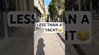 wristwatch IN paris LESS THAN A YACHT shortvideo [upl. by Nicole618]