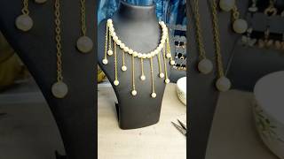 Cute pearl necklace diy handmade jewellery [upl. by Longley291]