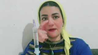 ضرب حقنة للحساسية للكحة الشديدة لجارتي خوافة اوى 😭😭💉💉💉💉💉 [upl. by Allekram195]