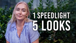 5 Uses for a Speedlight One Light Portraits [upl. by Bowie727]