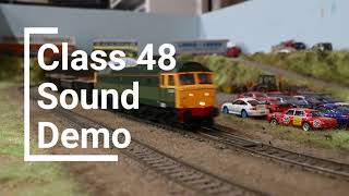 Class 48 DCC Sound File Demo Using A Class 47 Model [upl. by Merilyn858]