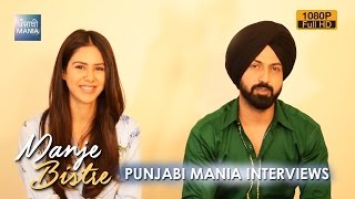 Gippy Grewal Sonam Bajwa  Interview  Manje Bistre [upl. by Lleirbag64]