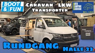 Caravan LKW Transporter Halle 23 Boot amp Fun 2024 [upl. by Layla558]