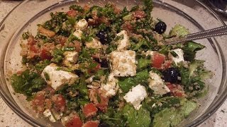 ARTs bulgur salad with feta and olives [upl. by Aibar]