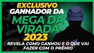 Ganhador da Mega da Virada 2023 Revela o seu Plano para o Dinheiro megasena [upl. by Aihsakal868]