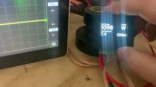 Uxcell 1000 watt 8 ohm resistor testing on SoundQubed U1 8000 and BassHead Garage Watt Meter [upl. by Nyar]