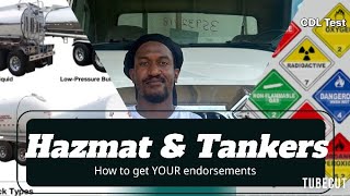 How to get Hazmat and Tanker endorsement  Study tools [upl. by Lundt183]