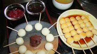 How to make Dango みたらし団子の作り方 [upl. by Eesak]