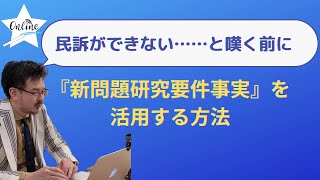 ※新問題研究をご準備ください【できない……と嘆く前に】新問題研究要件事実を活用する方法民事訴訟法の攻略の第一歩 [upl. by Siro]