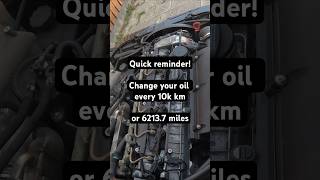 A quick reminder to change your oil in time diesel turbodiesel commonrail repair mechanic [upl. by Pasco]