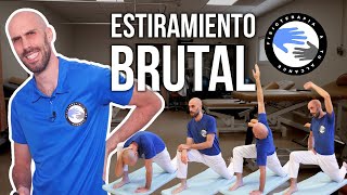 Estiramiento brutal de cadera y lumbares en menos de 3 minutos [upl. by Zeta936]