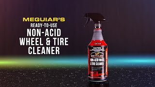 Meguiars NonAcid Wheel amp Tire Cleaner  Detailer Essentials [upl. by Ecnarepmet]