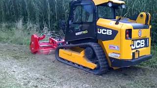 SIMATECH MULCHER THB200  JCB225T [upl. by Ecnerolf754]