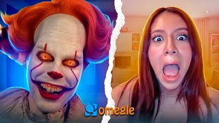 Pennywise scares everyone on Omegle [upl. by Tirb]