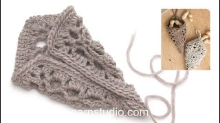 How to crochet the cornet in DROPS Extra 01587 [upl. by Guyer636]