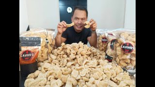 CHICHARONG MAY LAMAN  MUKBANG ASMR [upl. by Kcirej]