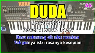 DUDA  Masud Sidik  Karaoke Qasidah  Cover  Korg pa3x [upl. by Rosenblum763]