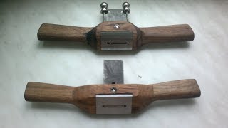 Making a simple spokeshave Стружок столярный из дубового паркета [upl. by Iemaj]