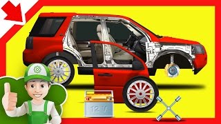 Car for children cartoon Handy Andy repair your car for children Cartoon about cars [upl. by Argile]