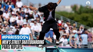 Mens Street Skateboarding Final 🛹  Paris Replays [upl. by Thurmond660]