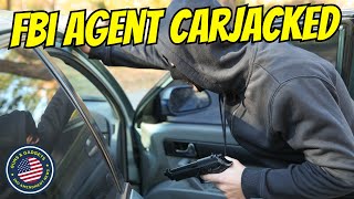 FBI Agent CARJACKED in DC [upl. by Anelaj606]