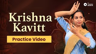 Practice Video  Krishna Kavitt  Kathak Class  kathak kathakdance learnkathakonline [upl. by Klina]